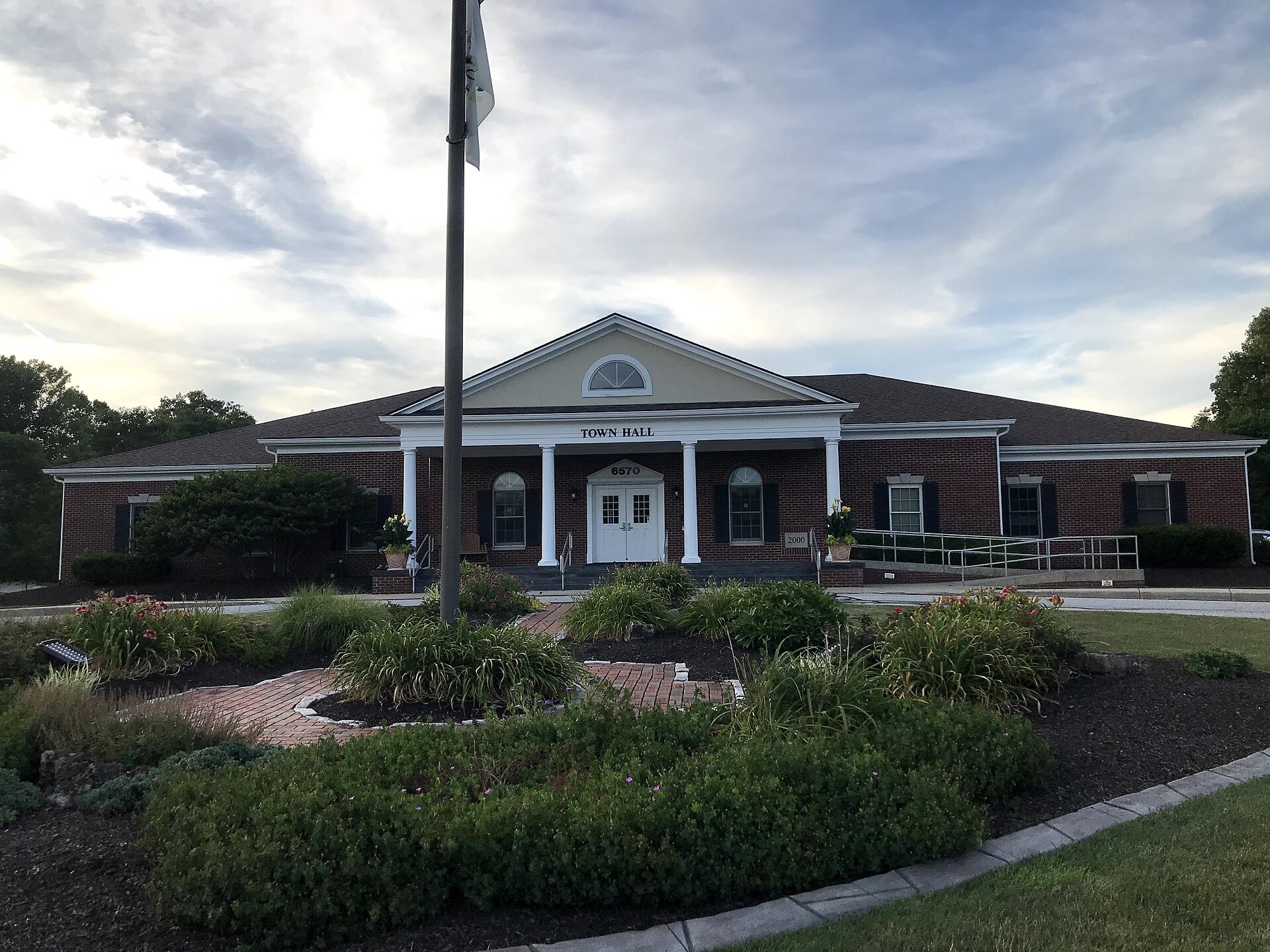 Avon Indiana Town Hall and community